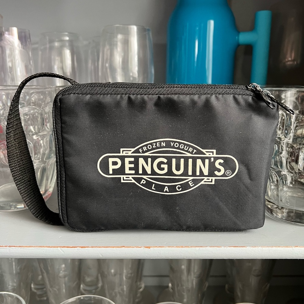 Vintage Penguins Place Frozen Yogurt Bag